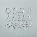 فریم زیورآلات نقره ای