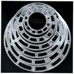 رینگ یونانی نقره ای (باریک)