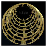 رینگ نشانگر اعداد طلایی و نقره ای